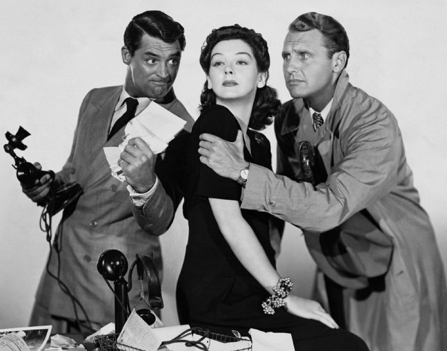 Cary Grant et al His Girl Friday